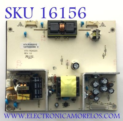 FUENTE PARA TV INSIGNIA / NUMERO DE PARTE HTX-PI240201E / HTX-PI240201 / 120703900983 / MODELO NS-24L120A13